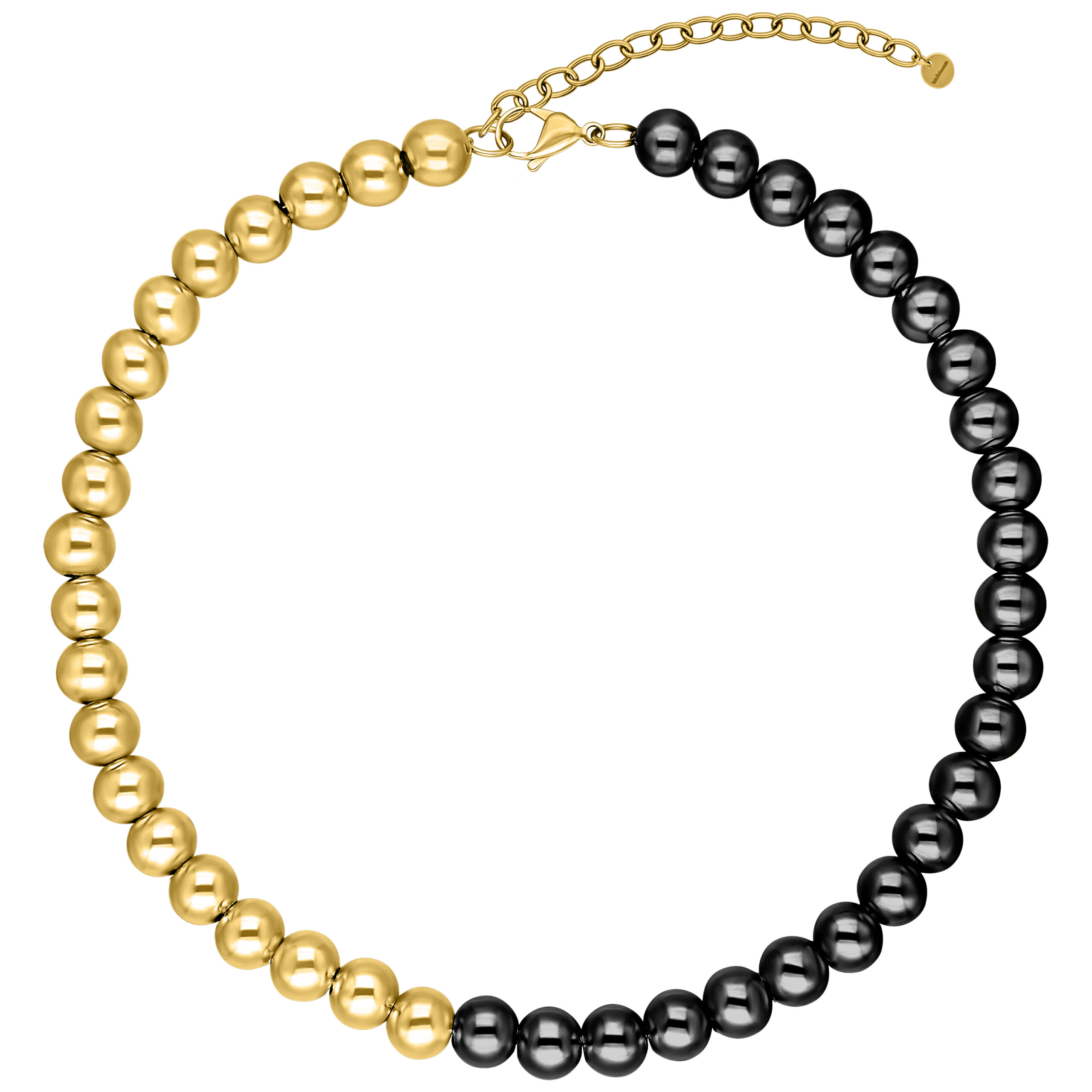 Bubble Kette - Gold/Black