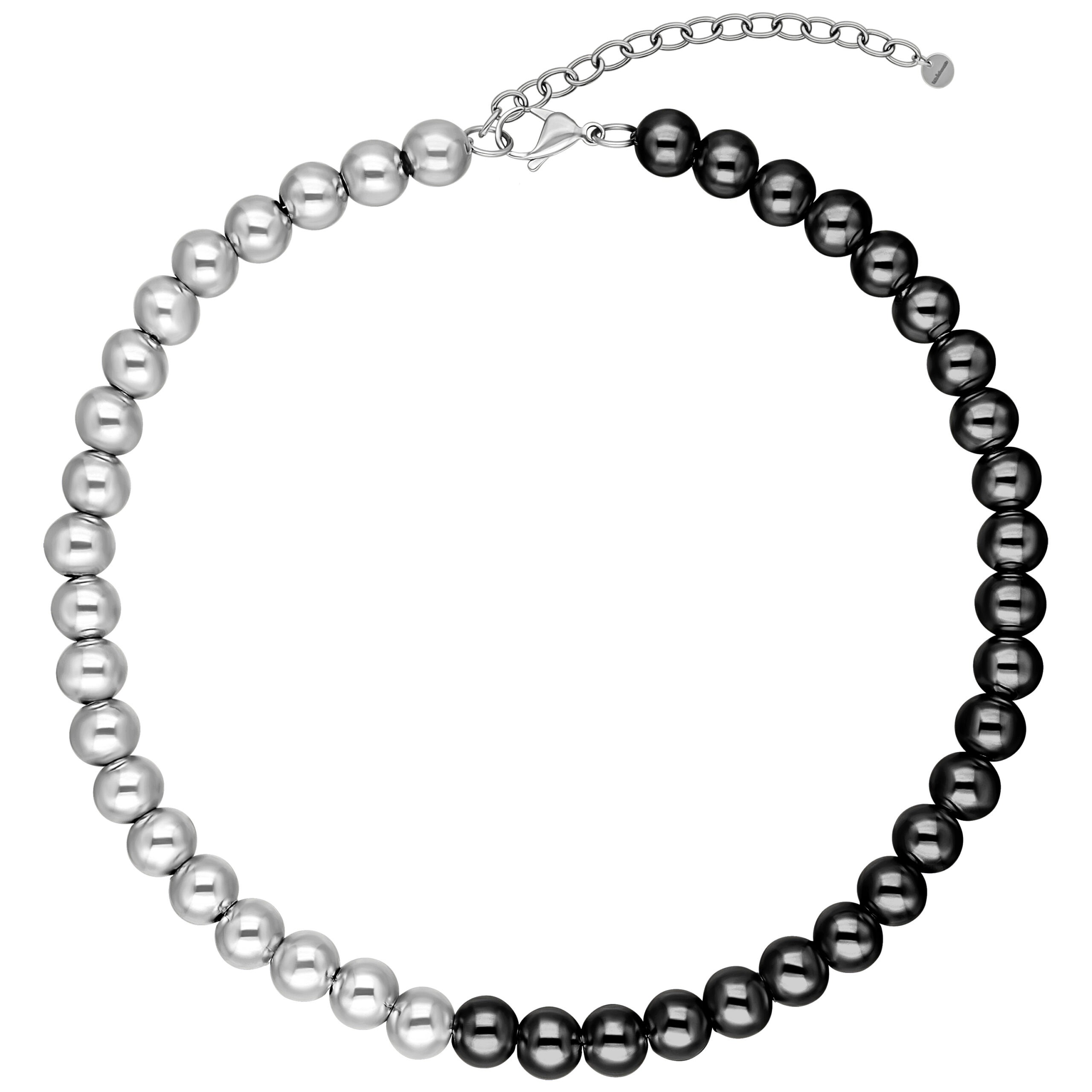 Bubble Kette - Silver/Black