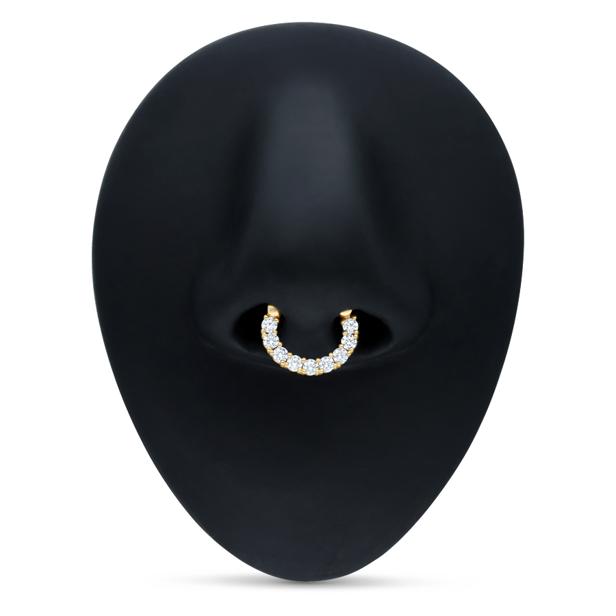 Hinged Crystal Ring 18k Hinged Crystal Ring 18k