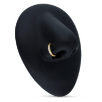 18k Jewelled Hinged Ring