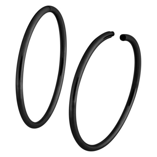 Hollowed Hoops - Black Metal