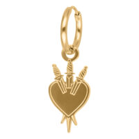 Little Sword Heart Hoops Little Sword Heart Hoops