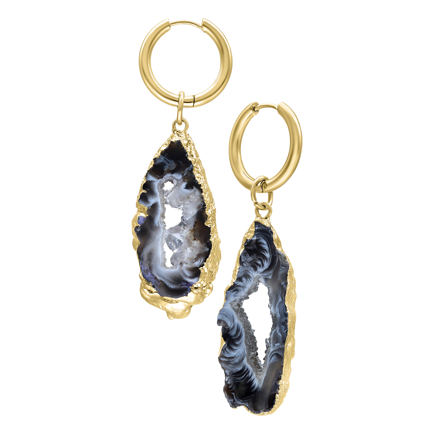 Little Indian Agate Hoops Little Indian Agate Hoops