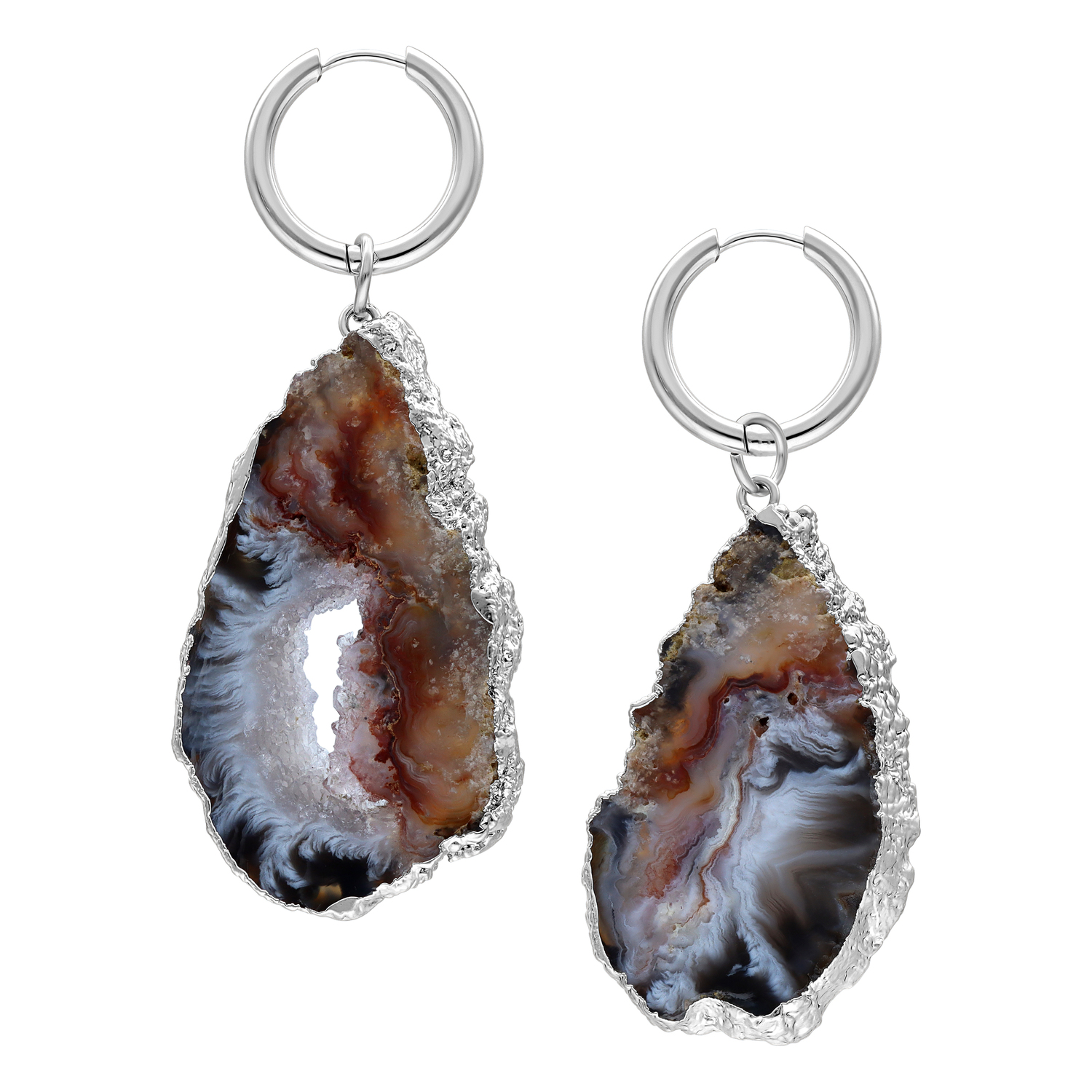 Little Indian Agate Hoops Little Indian Agate Hoops
