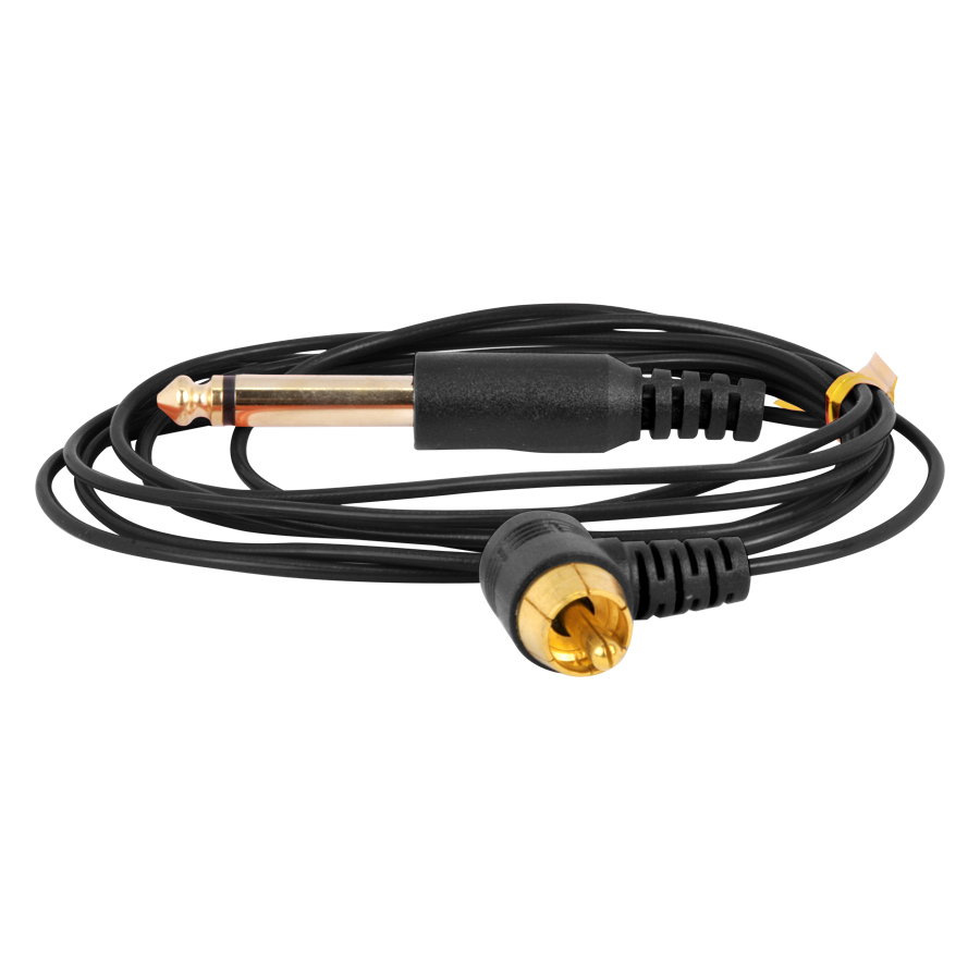 Ultra Dünnes RCA Clipcord Schwarz