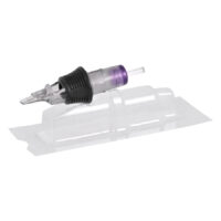 Wildcat Magnum Cartridges Tattoonadeln Transparente Magnum Cartridge Tattoonadel auf weißem Hintergrund