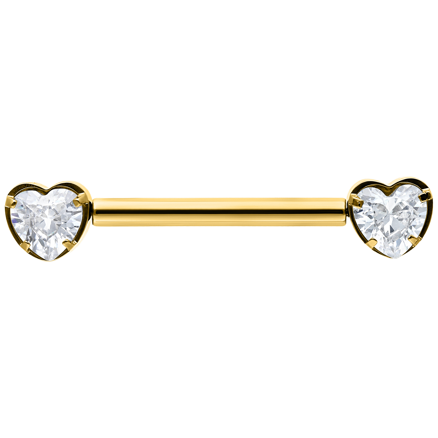 Heart Barbell in titanio