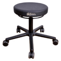 Runder Arbeitsstuhl R1 Pro in Schwarz