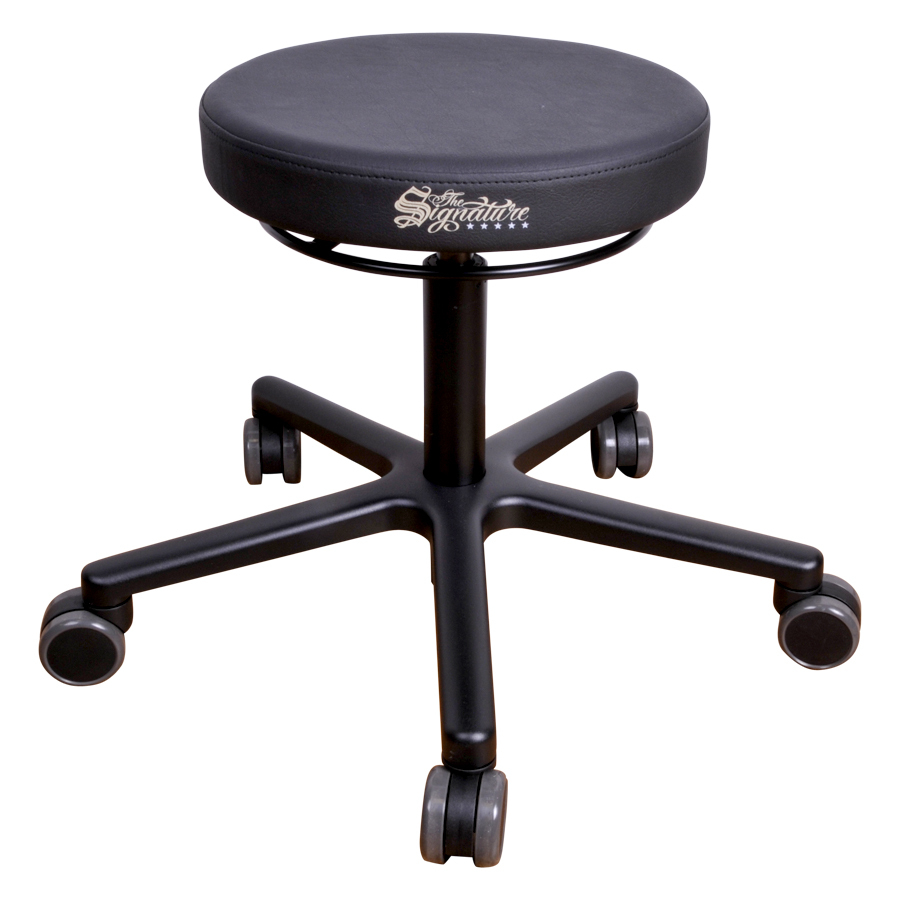 Runder Arbeitsstuhl R1 Pro in Schwarz