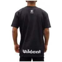 Schwarzes Oversized Wildcat T-Shirt Rückansicht Schwarzes Oversized T-Shirt von Wildcat, Rückansicht, aus Baumwolle