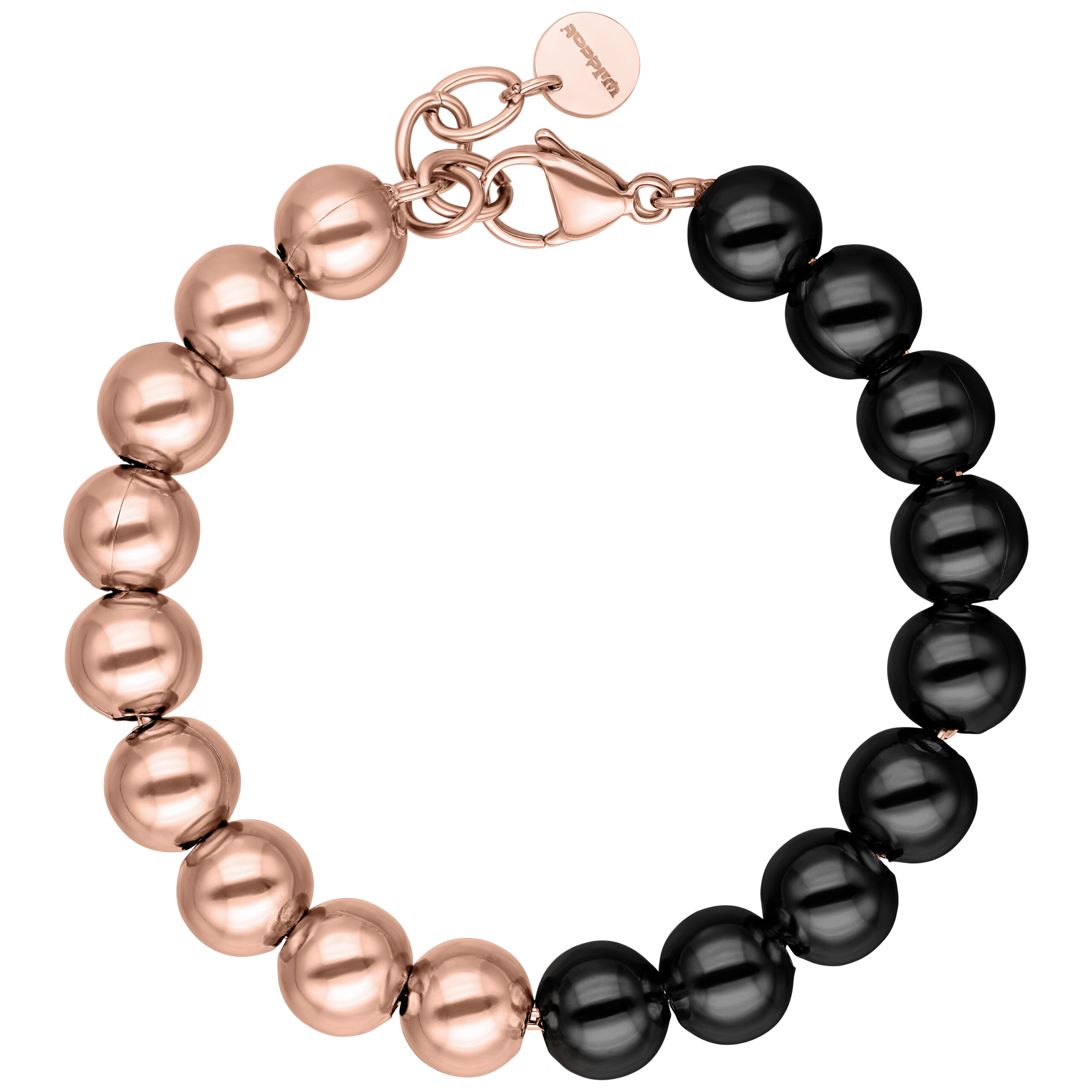 Bubble Armband - Roségold/Black