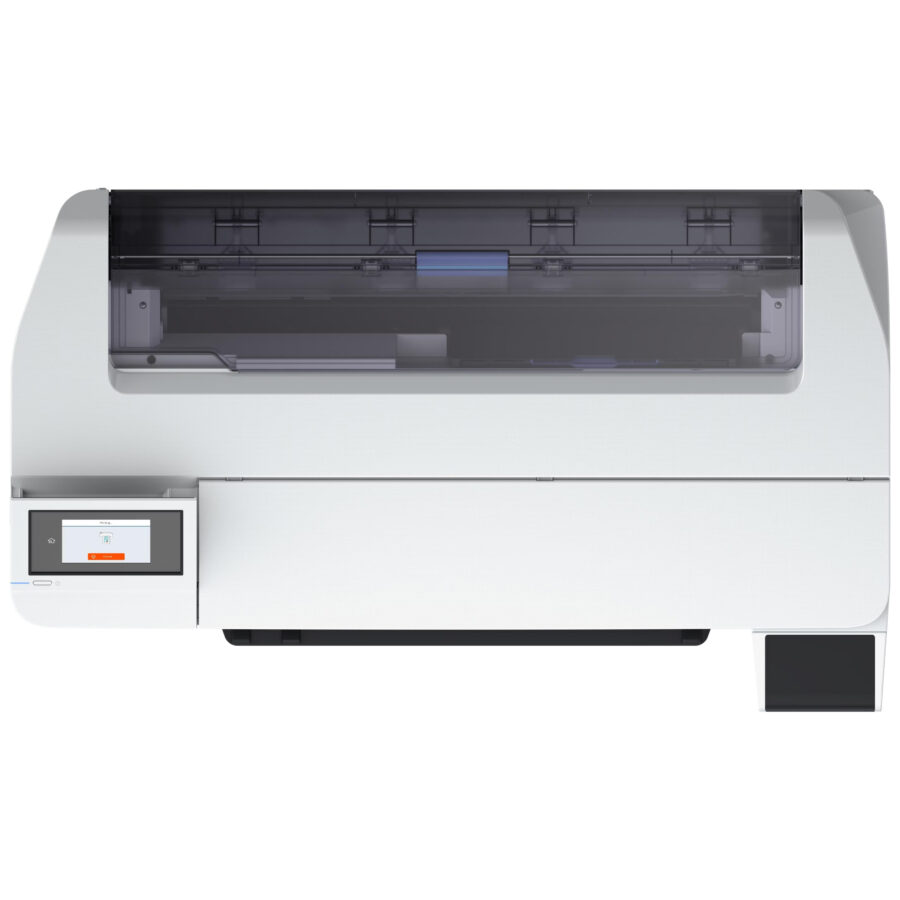 Weißer Epson SureColor SC-T3100x Drucker auf neutralem Hintergrund