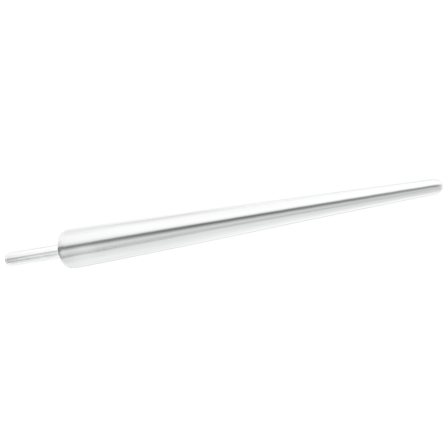 Silberner Titan Einführstift mit 1.2mm Stärke auf weißem Hintergrund