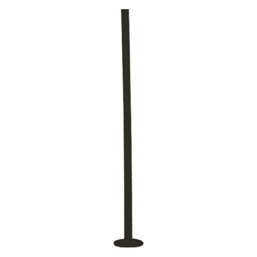 Langer schwarzer Bioplast Micro Stem, 1,2 mm Stärke, 45 mm Länge