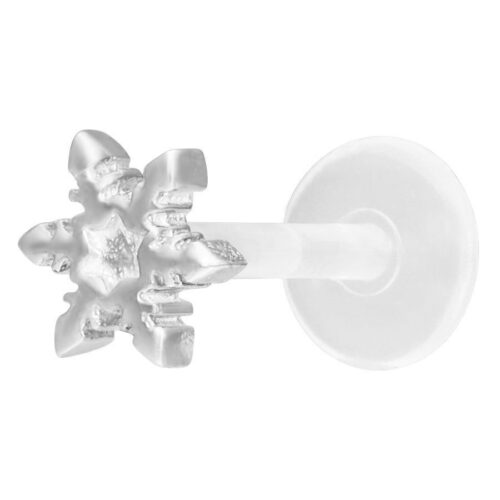 Snowflake Push-Fit Labret<!--63ecb3cd18968-->