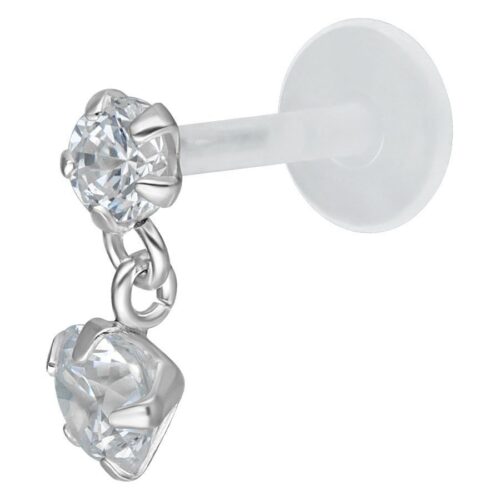 Hanging Crystal Push-Fit Labret<!--63ef29fed7d51-->