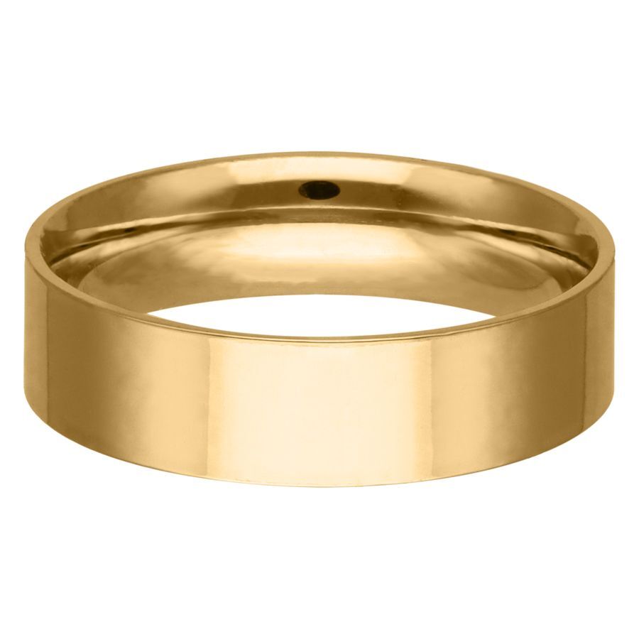 Goldener Ring, 22 mm, auf weißem Hintergrund