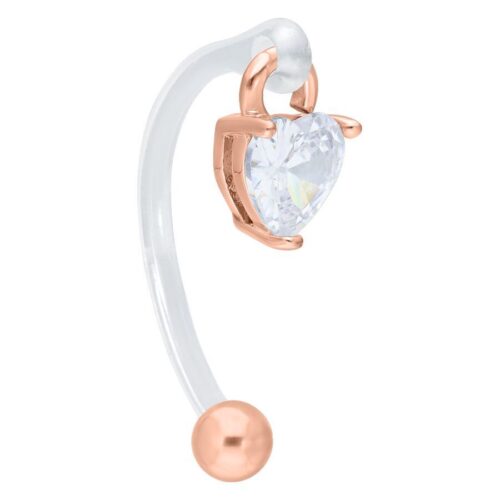 Hanging Little Heart Intimate Bananabell - Rosegold