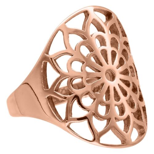 Silver Boho Flower Ring<!--5fcf92edd19f2-->