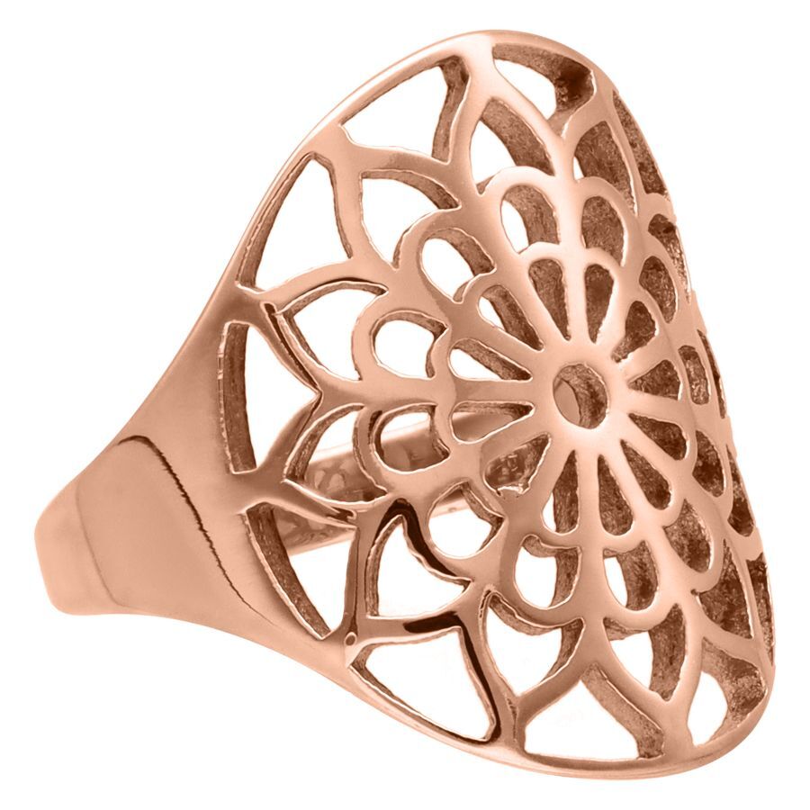 Silver Boho Flower Ring<!--5fcf92edd19f2-->