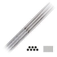 Magnum Long Taper Tattoonadeln aus Chirurgenstahl auf weißem Hintergrund