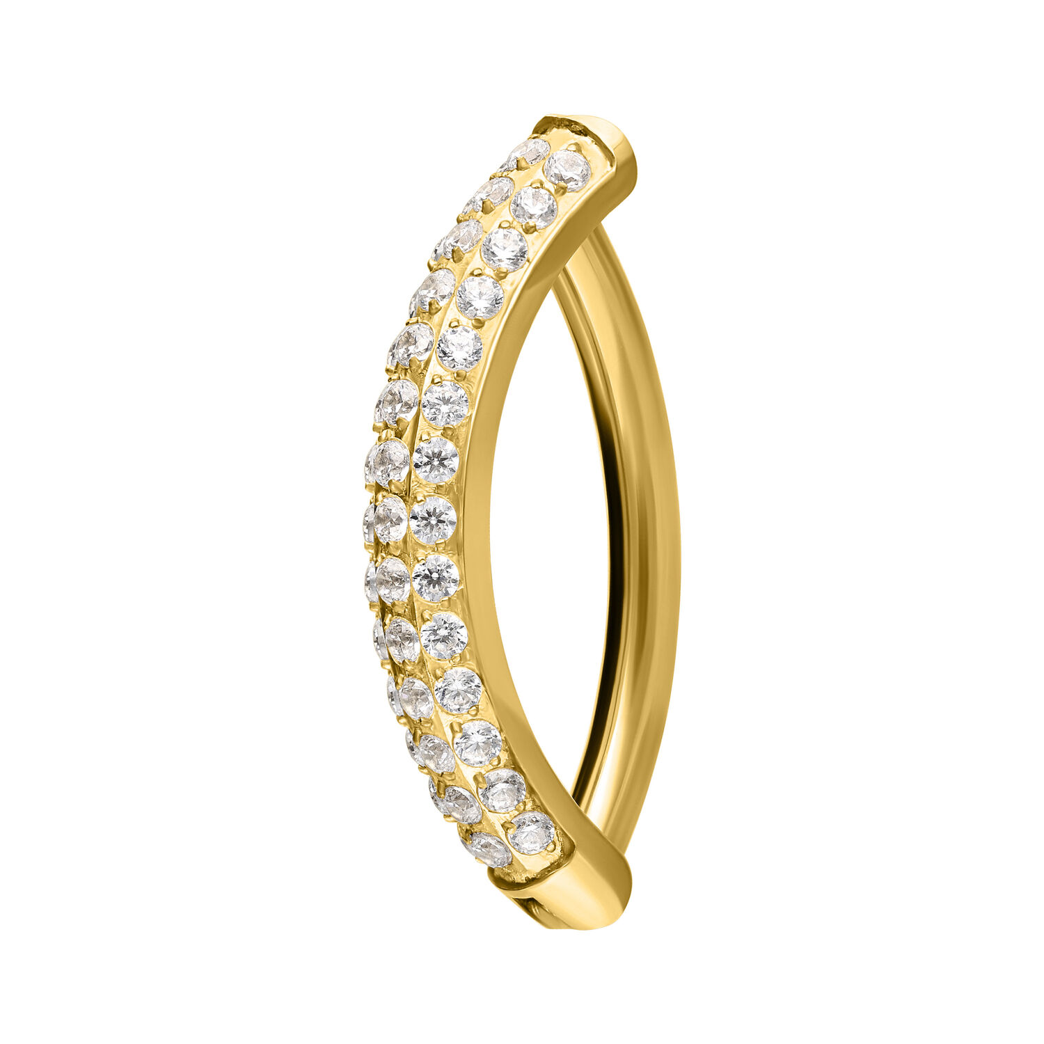 Multi Jewelled Belly Arch Clicker