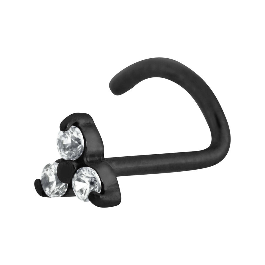 Trinity Nosestud<!--6422994291a4a--> - Black Metal
