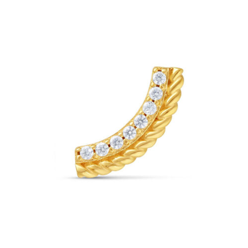 14K Internally Rope Crystal Attachment