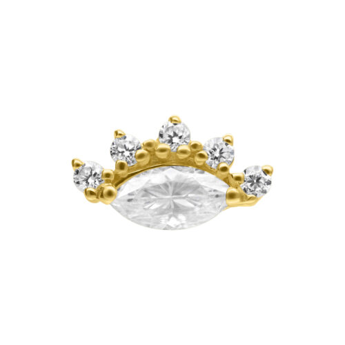 14K Perfect Fit Moissanite Attachment