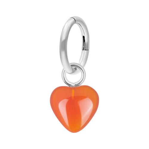 Stone Heart Belly Ring