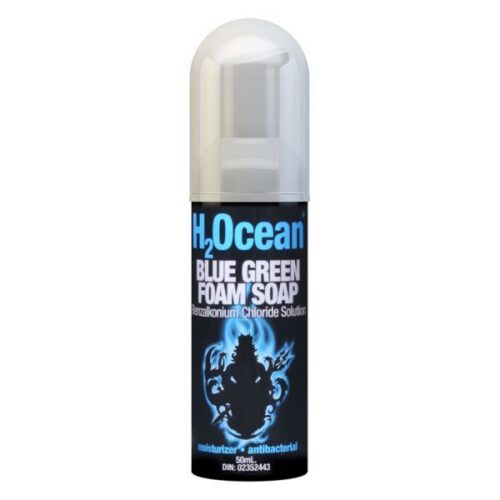 Blue Green Foam Soap