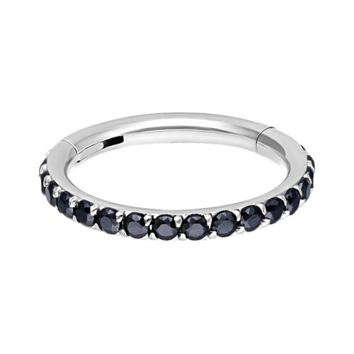Pave Set Crystals Conch Ring