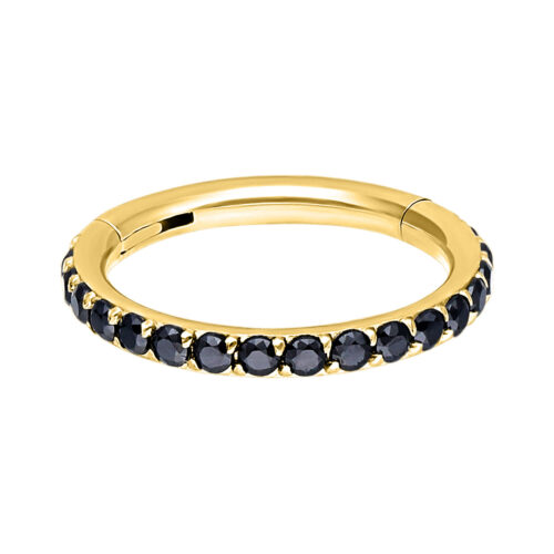 Pave Set Crystals Conch Ring