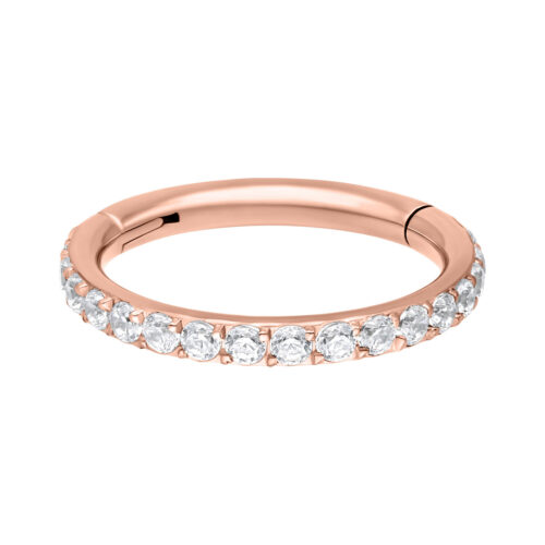 Pave Set Crystals Conch Ring