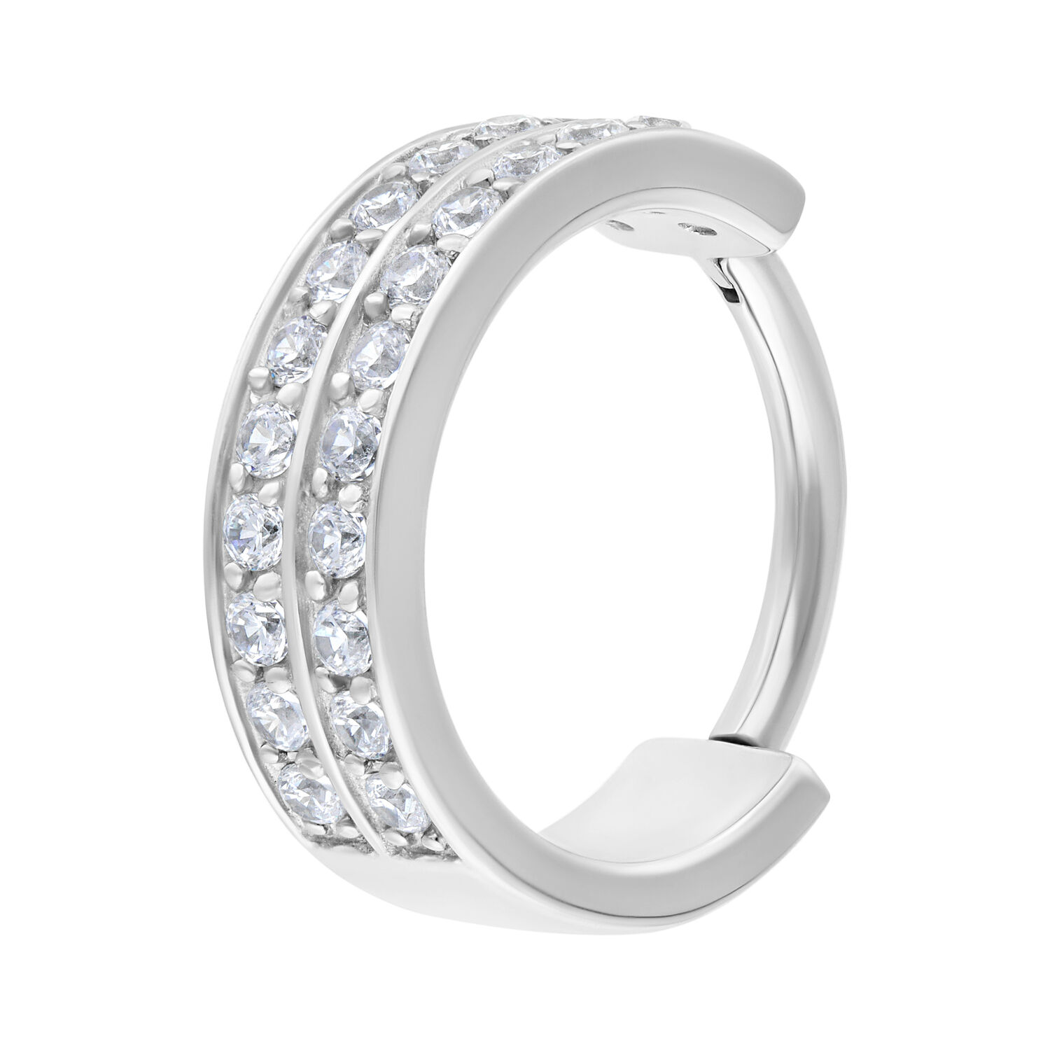Double Jewelled Hinged Ring<!--5db591fd21431-->