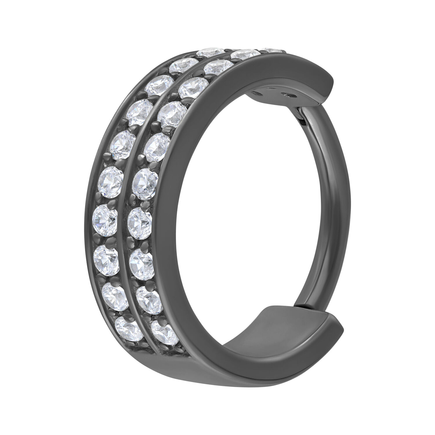 Double Jewelled Hinged Ring<!--5db591fd21431-->