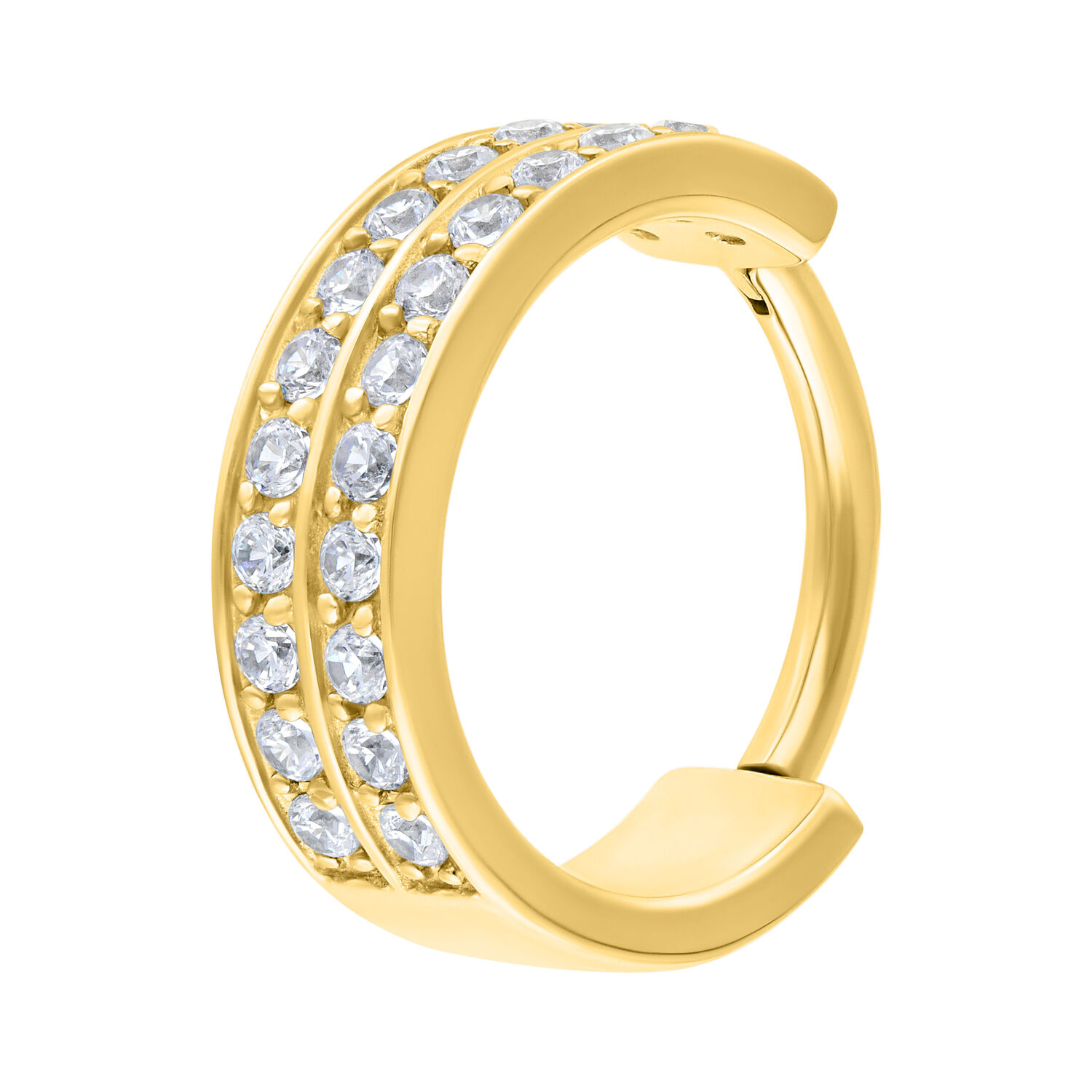 Double Jewelled Hinged Ring<!--5db591fd21431-->