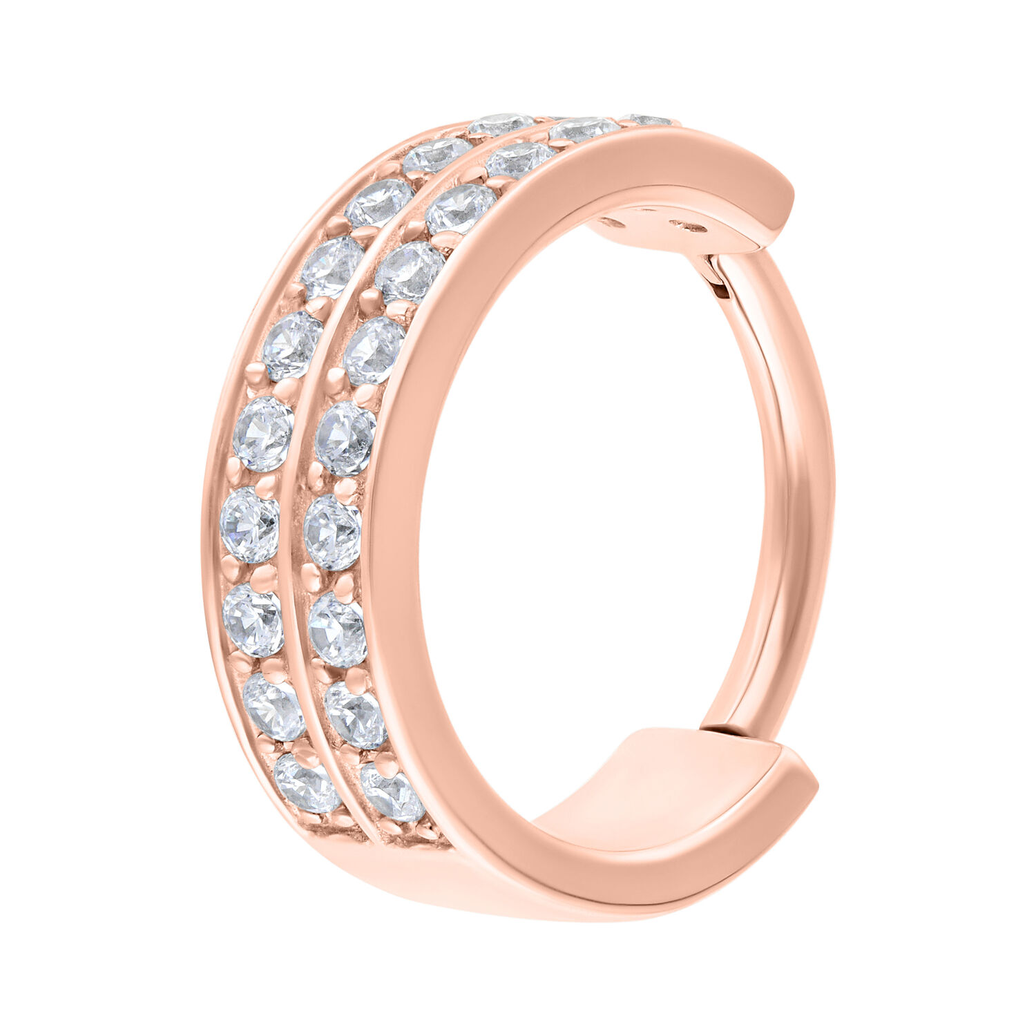 Double Jewelled Hinged Ring<!--5db591fd21431-->