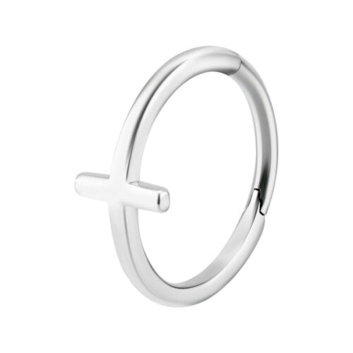 Hinged Cross Ring