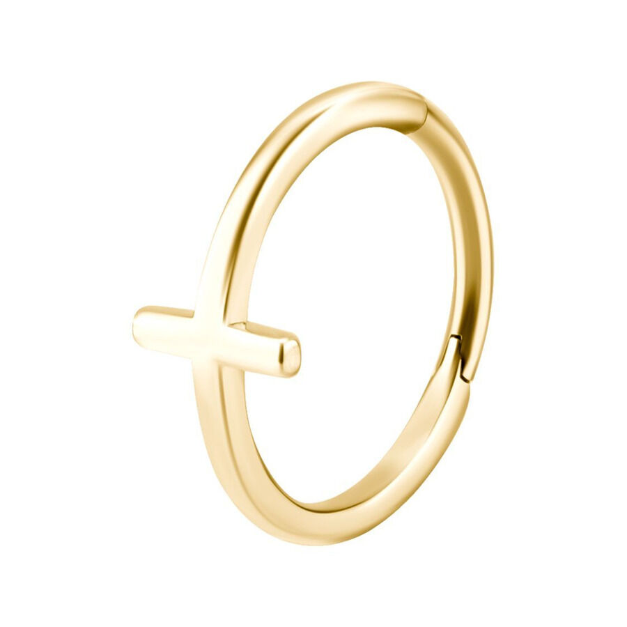 Hinged Cross Ring