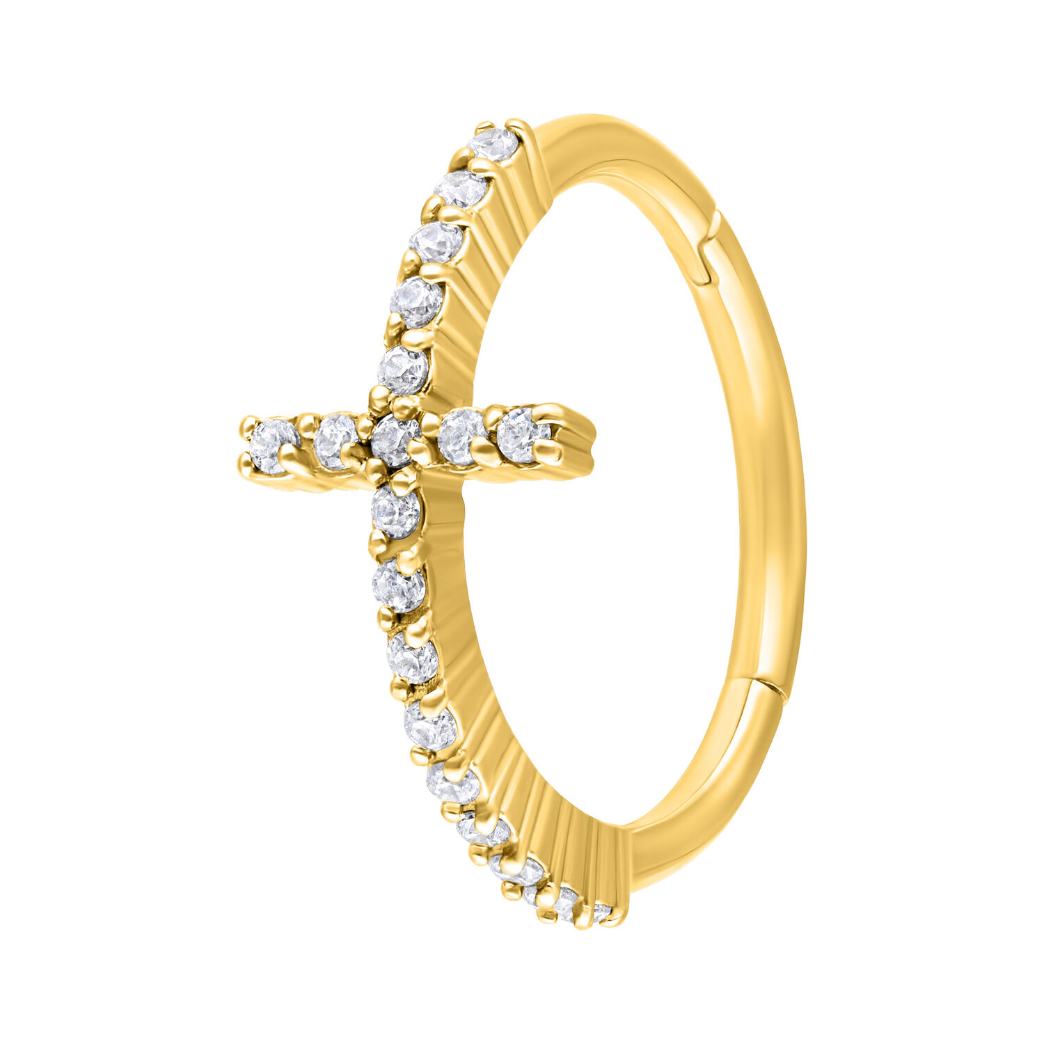 Jewelled Cross Ring<!--5db59f8be8e0c-->