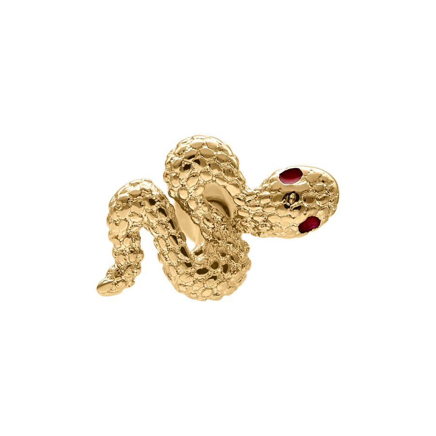 Snake Barbell<!--5f4cb56e9f9e9--> - Golden Metal