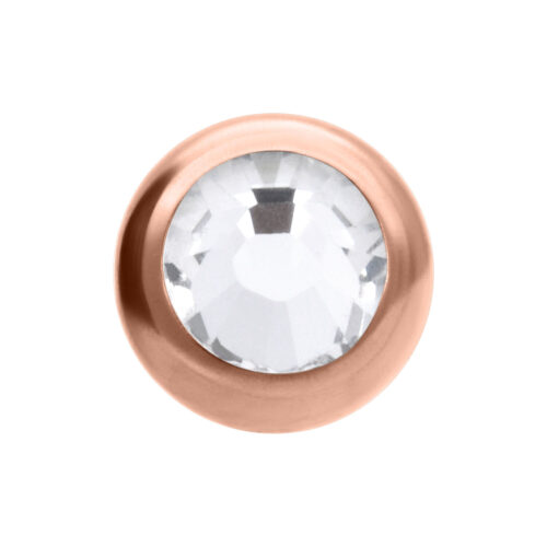 Rosegold Jewelled Threaded Ball<!--5e8c3c0d208eb-->