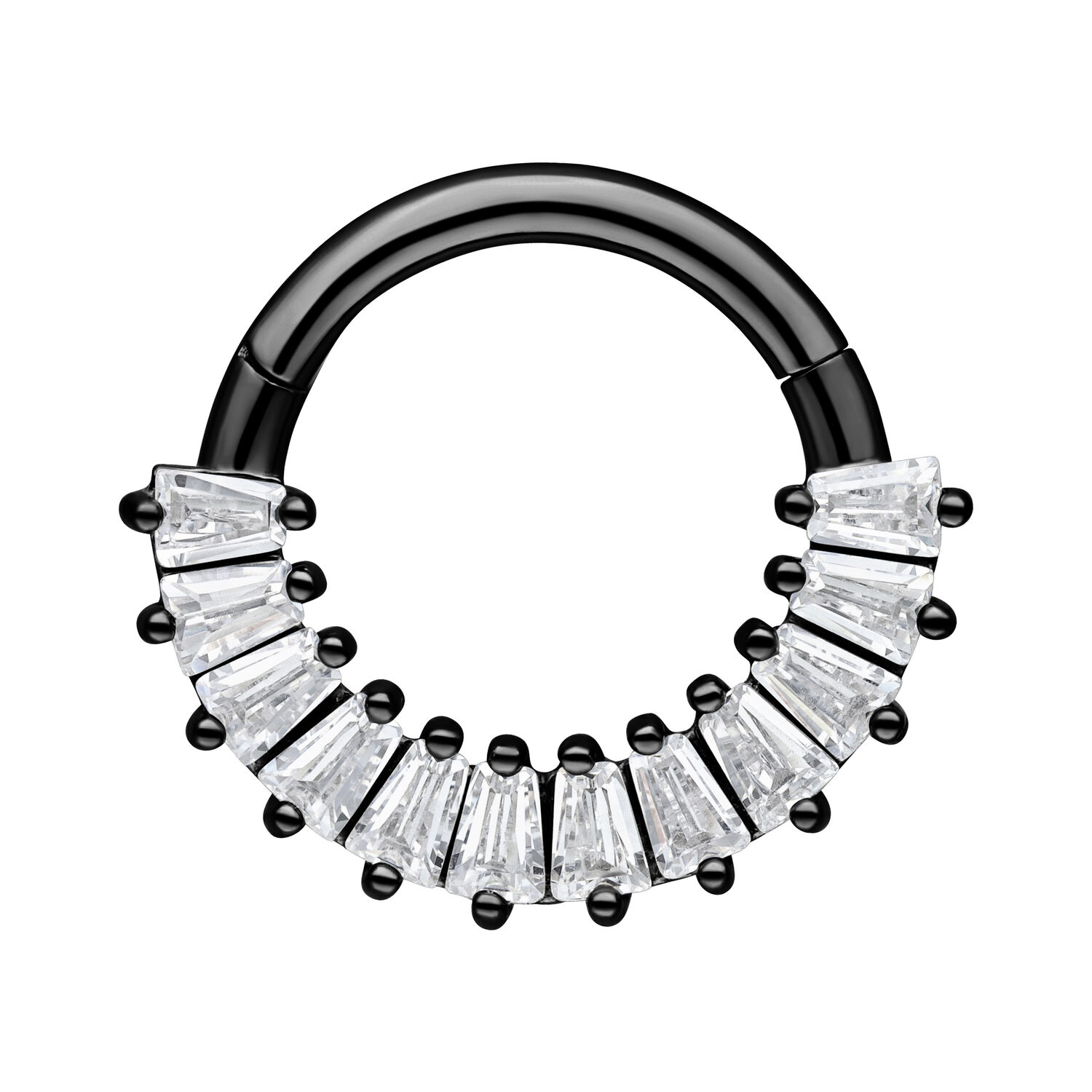 Euphoria Septum Clicker<!--63eccdc481260--> - Black Metal
