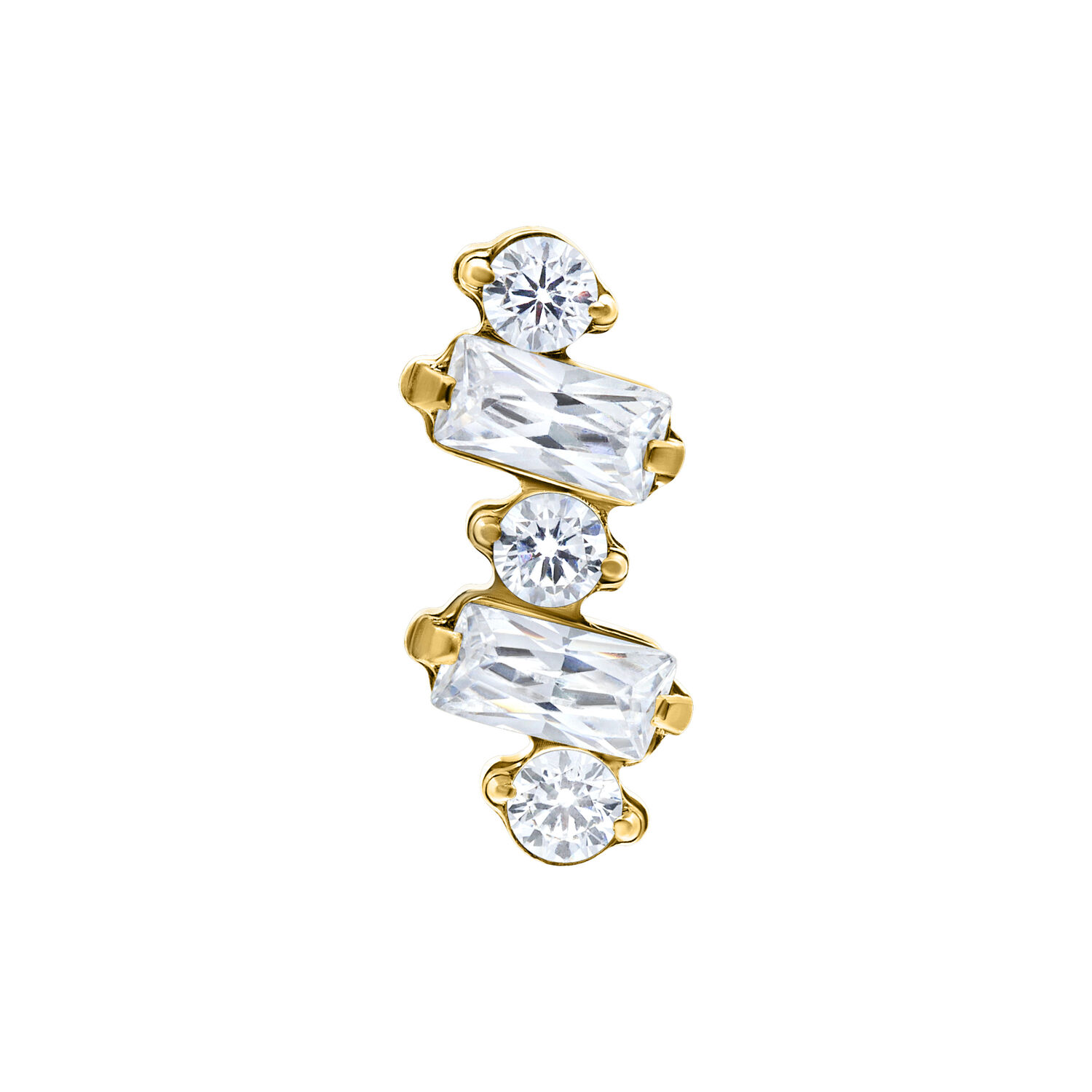 Push Fit Multicrystal Attachment - Golden Metal
