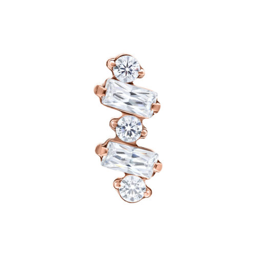 Push Fit Multicrystal Attachment - Rosegold