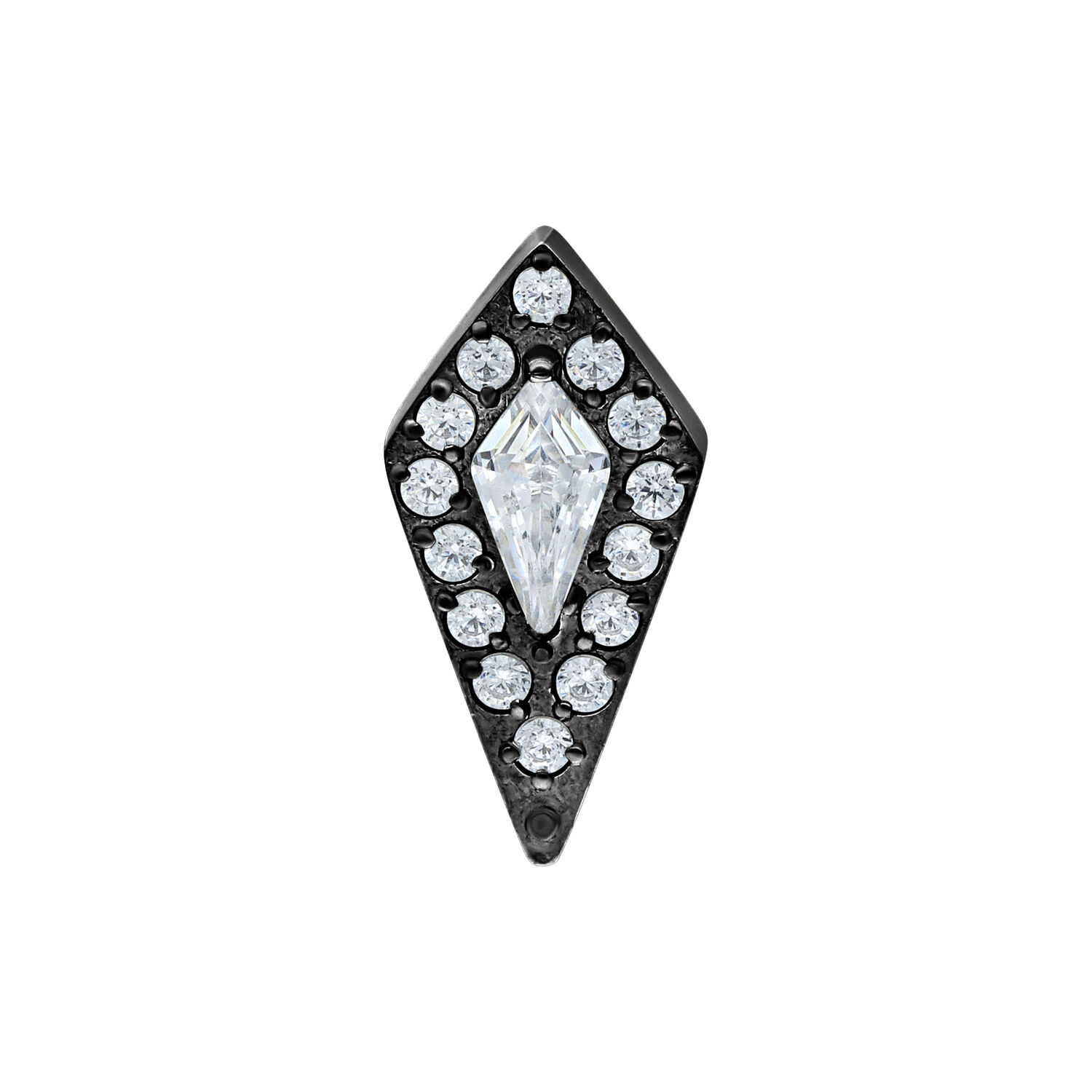 Push Fit Crystal Shield Attachment - Black Metal
