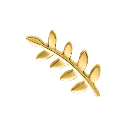 Push Fit Leaf Attachment - Golden Metal