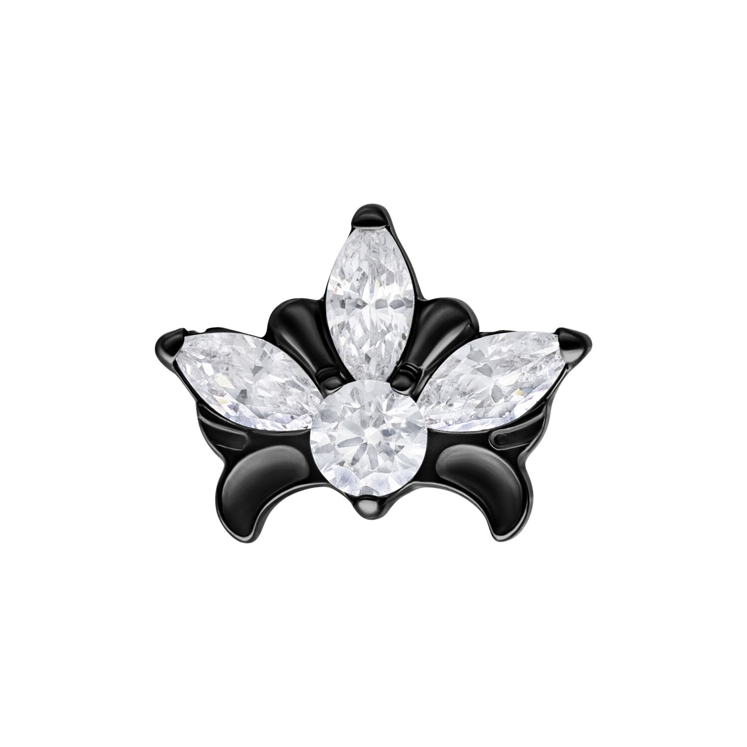 Push Fit Tiara Attachment - Black Metal