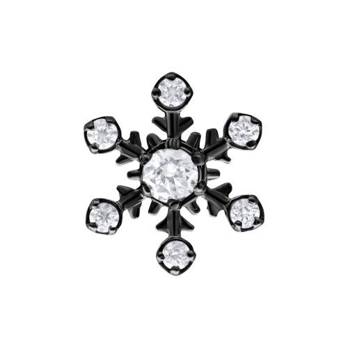 Push Fit Floral Attachment - Black Metal